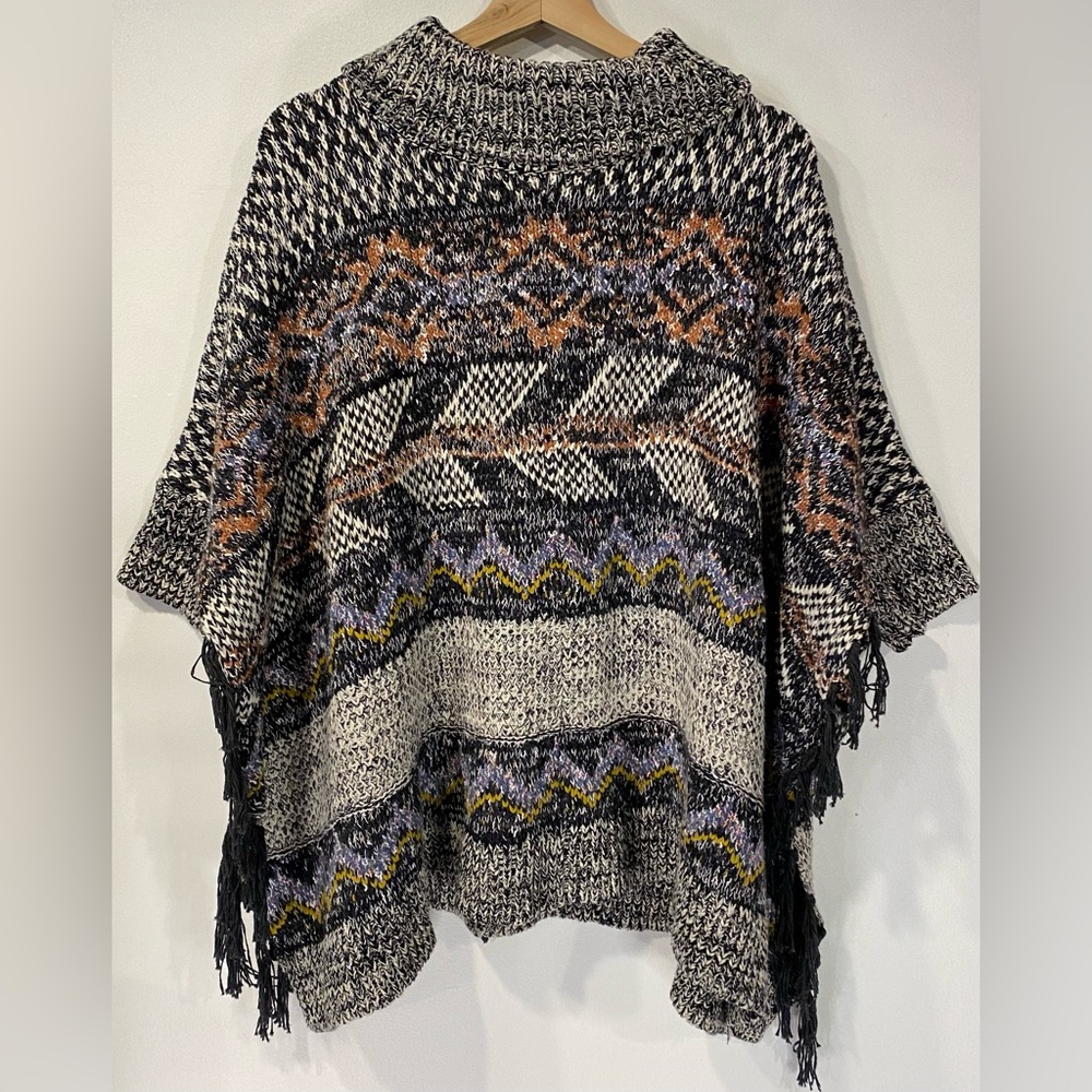 Anthropologie x Pilcro XS / S Magda knit poncho sweater